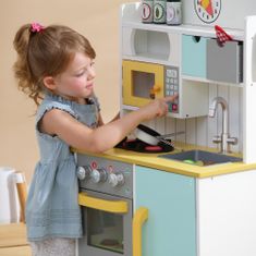 Teamson Teamson Kids - Klasična igralna kuhinja Little Chef Florence - bela/zelena in rumena