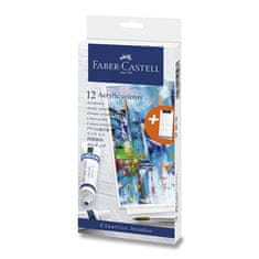 Faber-Castell Akrilne barve - 12 barv, tubica 20 ml