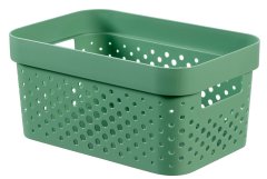 Curver Škatla za shranjevanje Infinity recycled, perforirana, 4,5l, zelena