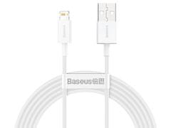 BASEUS Kabel USB Lightning iPhone 2,0 m Superior Series 2.4A (CALYS-C02) Bela