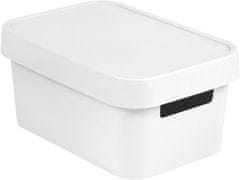 Curver Škatla za shranjevanje s pokrovom Infinity, 4,5l, bela