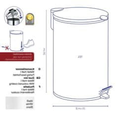 Kela Koš za smeti Mats bela 12l KL-10641