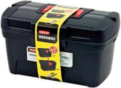 Curver Set kovčkov za orodje Herobox, 13 in 16, črno rdeč