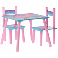 Aga Otroška miza + stol Unicorn