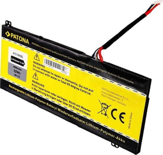 PATONA Baterija za nACER Aspire VN7 4600mAh Li-pol 11,4V AC14A8L