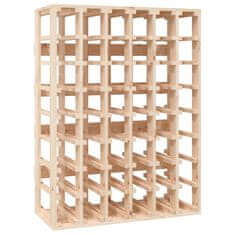 Vidaxl Stojalo za vino 70x33x94 cm trdna borovina