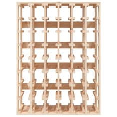 Vidaxl Stojalo za vino 70x33x94 cm trdna borovina
