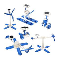 Lean-toys Izobraževalni solarni set 6v1 moder