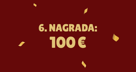 6. NAGRADA: 100 €