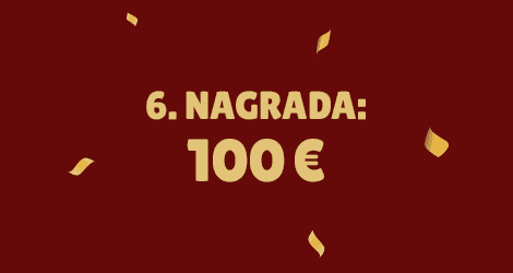 6. NAGRADA: 100 €