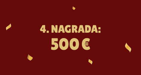 4. NAGRADA: 500 €