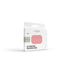 FIXED Silky zaščitni ovitek za Apple AirPods Pro 2, ultra tanek, silikonski, roza (FIXSIL-999-PI)