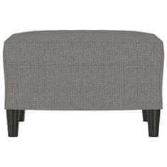 Vidaxl Stolček za noge temno siv 60x50x41 cm blago