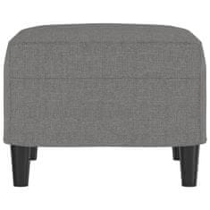 Vidaxl Stolček za noge temno siv 60x50x41 cm blago