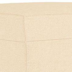 Vidaxl Stolček za noge krem 60x50x41 cm blago