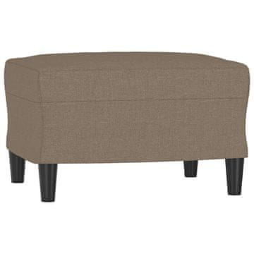Vidaxl Stolček za noge taupe 60x50x41 cm blago
