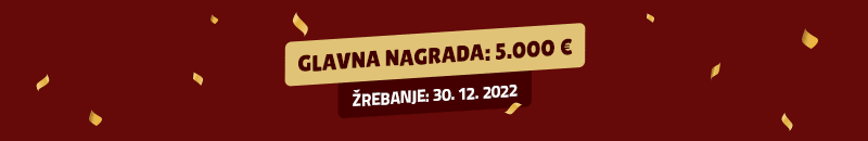 GLAVNA NAGRADA: 5.000 €