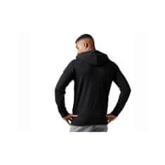 Reebok Športni pulover črna 170 - 175 cm/S EL FT FZ Hoodie
