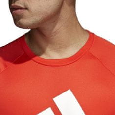 Adidas Majice obutev za trening rdeča M D2M Tee Logo