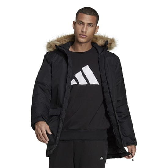Adidas Jakne uniwersalne črna Hooded Parka
