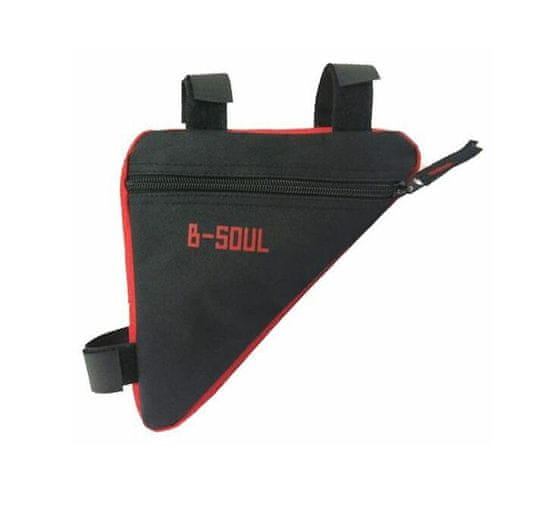 B-SOUL Večpredstavnostni paket 2 kosa Trikotnik 1.0 vrečke za okvir črno-rdeče barve