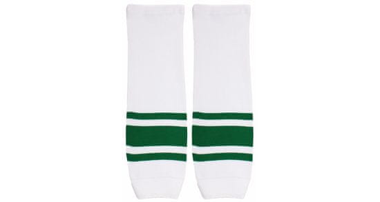 Merco Loko junior hokejske nogavice belo-zelene 1 par