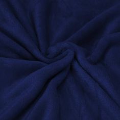 Springos Odeja plišasta Luxurious 150 x 200cm temno modra