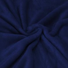 Springos Odeja plišasta Luxurious 150 x 200cm temno modra