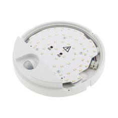 CT LED stropna/stenska svetilka 15W 1570lm IP54 4000K s senzorjem gibanja