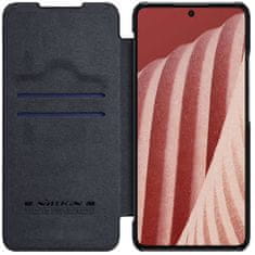 Nillkin Qin knjižni usnjeni ovitek za Samsung Galaxy A73, črna