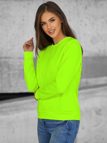 Ozonee Ženski pulover češnja neon zelena