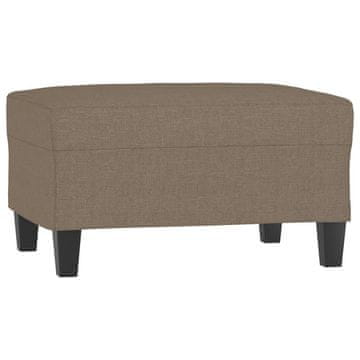 Vidaxl Stolček za noge taupe 70x55x41 cm blago