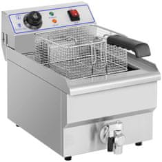 Royal Catering Nastavljiv električni cvrtnik - 10 l 3200 W