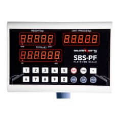 BE Zložljiva platformna tehtnica SBS-PF-100A8 LED do 100 kg