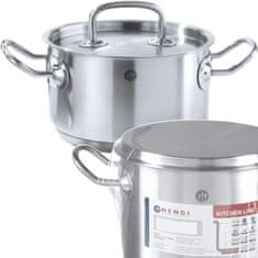 shumee Kitchen Line nizek lonec s pokrovom, 1,5 l, premer. 160 x 75 h - Hendi 836002