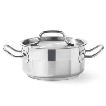 shumee Profi Line nizek lonec s pokrovom, 1,5 l, premer. 160 x 75 h - Hendi 830000