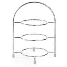 shumee Stojalo za 3 krožnike s premerom 17 cm jeklo - Hendi 425466
