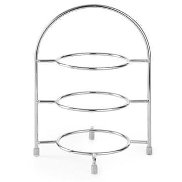 shumee Stojalo za 3 krožnike s premerom 17 cm jeklo - Hendi 425466
