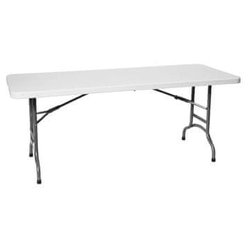 shumee Zložljiva gostinska miza bela 183x75cm do 150kg - Hendi 810910