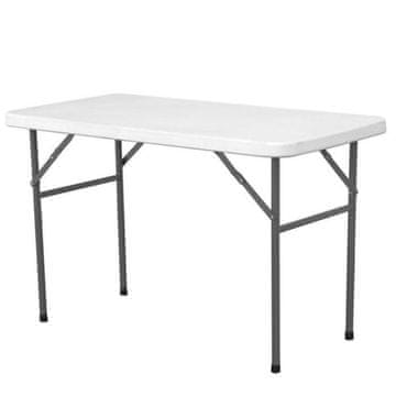 shumee Zložljiva gostinska miza bela 122x61cm do 130kg - Hendi 810934