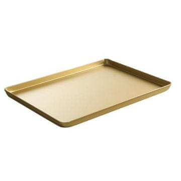 shumee Aluminijast pekarski pladenj za slaščice 600x400x20mm zlata - Hendi 808573
