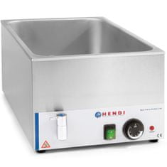 Hendi Nastavljiv električni vodni bife za GN1/1 150 mm s pipo - Hendi 238912