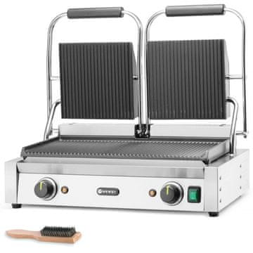 Hendi Kontaktni žar z dvojnimi utori 3600 W - 263709