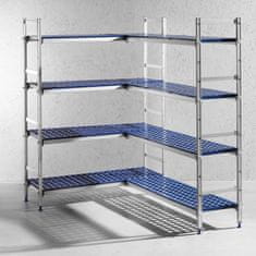 Hendi Aluminijska kuhinjska polica za shranjevanje za posode GN1/1, širina 112 cm