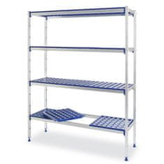 Hendi Aluminijska kuhinjska polica za shranjevanje za posode GN1/1, širina 112 cm