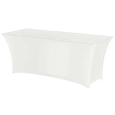 shumee Pravokotni namizni prt brez likanja 183x760cm Jersey blago bel - Hendi 814420