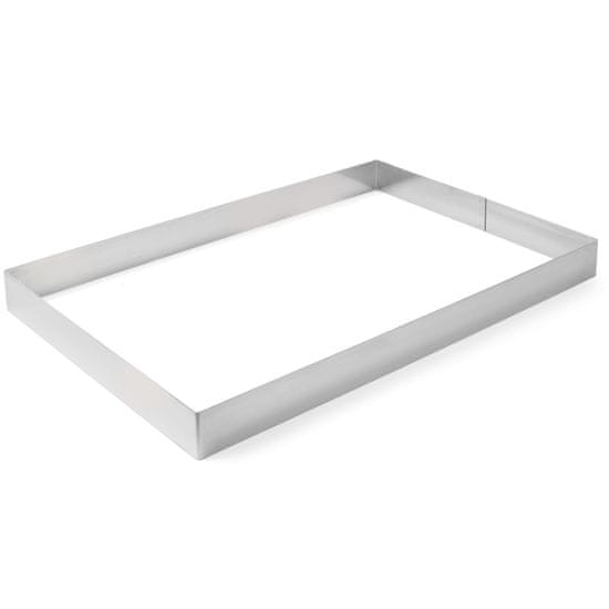 shumee Pravokoten pekovski slaščičarski rob iz nerjavečega jekla 585x385x50mm Hendi 512401