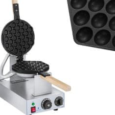 shumee Aparat za pekač mehurčkov pekač za vaflje 1415W Royal Catering RCWM-1400-B