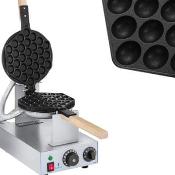 shumee Aparat za pekač mehurčkov pekač za vaflje 1415W Royal Catering RCWM-1400-B