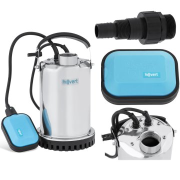 Hillvert Potopna vrtna črpalka iz nerjavečega jekla 400 W, 7000 l/h, do 8 m